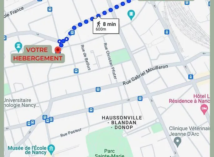 Thermal A 10 Min A Pied De La Gare Lägenhet *